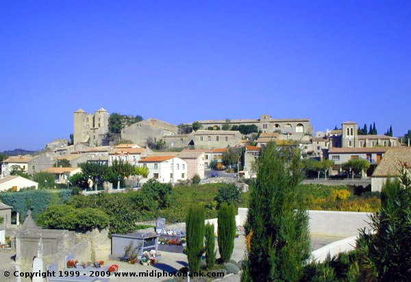 Argens-Minervois village on the Midi Canal