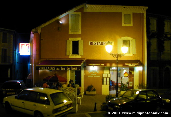One of many restaurants to be found in Capestang