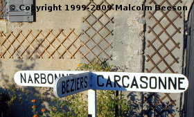 Sign outside the Écurie at the junction of the midi and Jonction canals