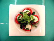 Tomato and mozarella salad