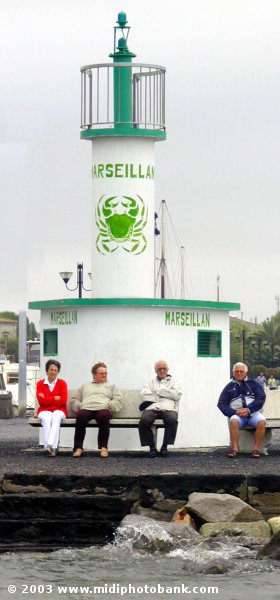 Marseillan harbour entrance