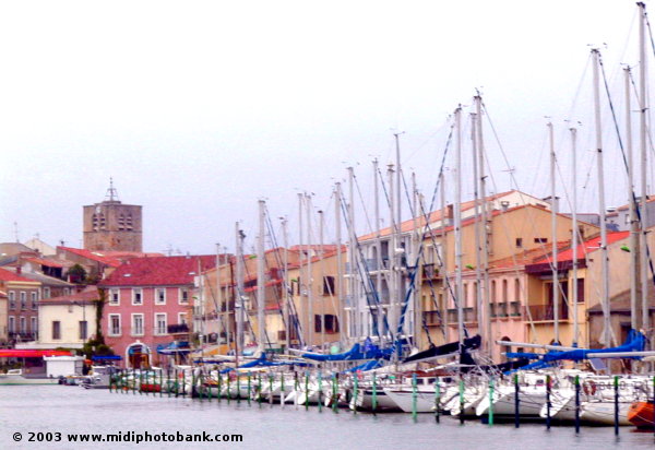 Marseillan town and harbour