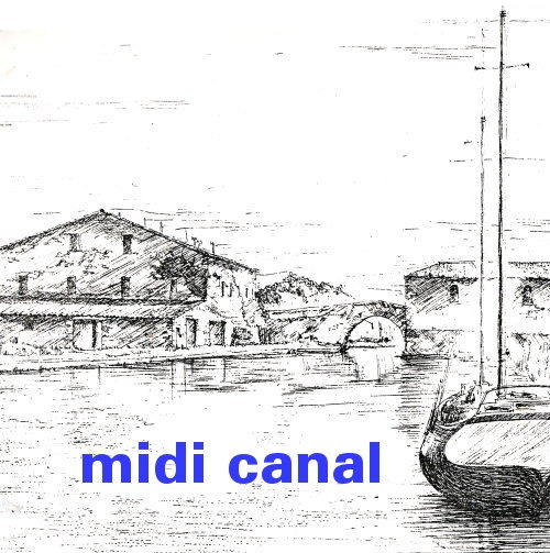 Le Somail village on the Midi Canal