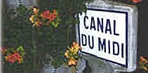 Canal du Midi sign